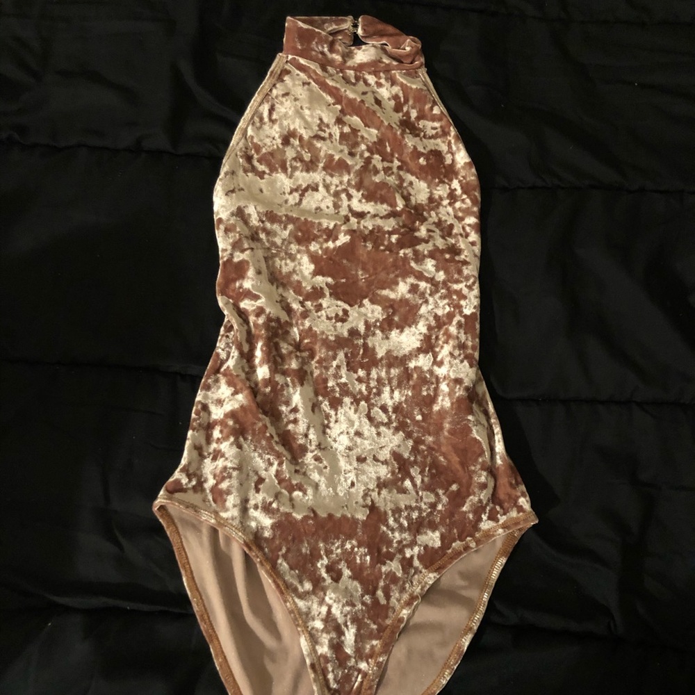 Forever 21 Velvet bodysuit